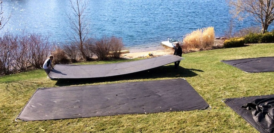 Weeds Won't Grow — With LakeMat Pro!