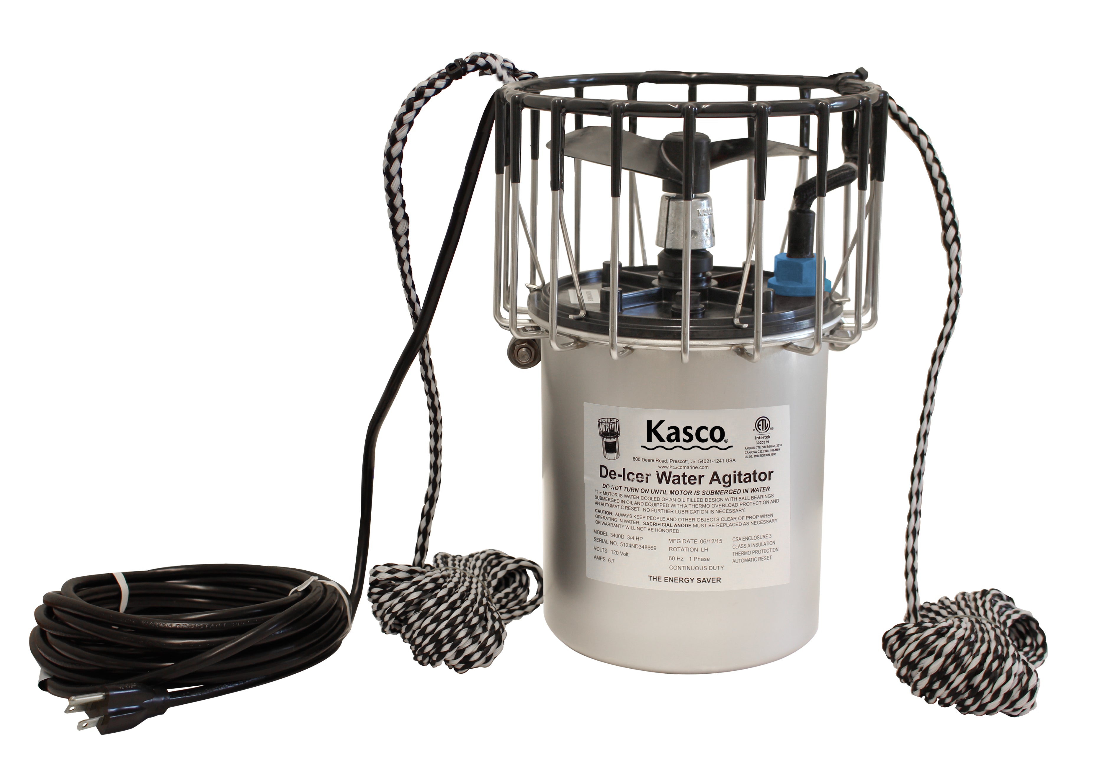 De-Icer 1HP, 60 Cycle, 120V De-icer with 25-200 ft. power cords