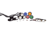 LED Composite Light, 4 Fixtures, 11Watts ea., 120V, Includes color lenses w/red, blue, green & amber, For Non-Kasco Fountains