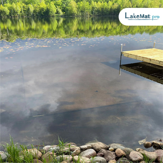 Weeds Won't Grow — With LakeMat Pro!